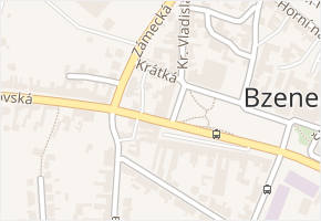 náměstí Svobody v obci Bzenec - mapa ulice