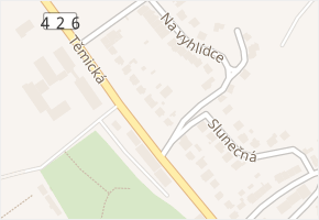 Těmická v obci Bzenec - mapa ulice