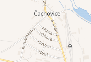 Příčná v obci Čachovice - mapa ulice