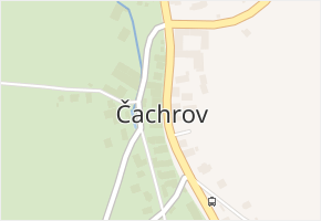 Čachrov v obci Čachrov - mapa části obce