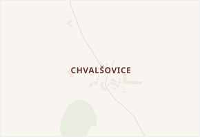 Chvalšovice v obci Čachrov - mapa části obce
