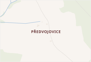 Předvojovice v obci Čachrov - mapa části obce