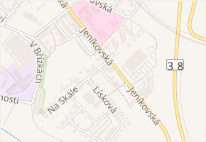 Bezová v obci Čáslav - mapa ulice