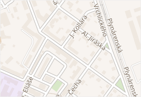 Boženy Němcové v obci Čáslav - mapa ulice