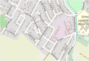 Břízová v obci Čáslav - mapa ulice