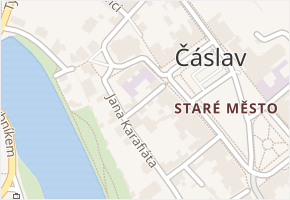 Dr. L. Quise v obci Čáslav - mapa ulice