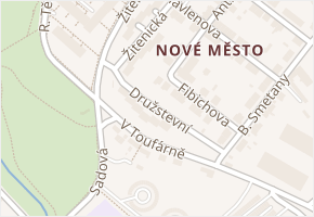 Družstevní v obci Čáslav - mapa ulice