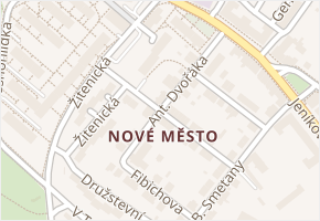 Havlenova v obci Čáslav - mapa ulice