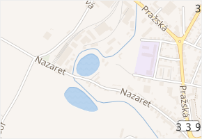 Hluboká cesta v obci Čáslav - mapa ulice