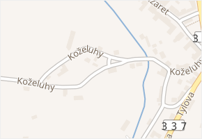 Koželuhy v obci Čáslav - mapa ulice