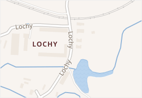 Lochy v obci Čáslav - mapa ulice