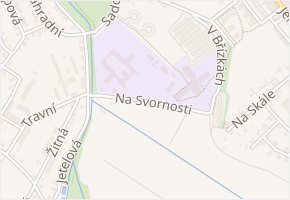 Na Svornosti v obci Čáslav - mapa ulice