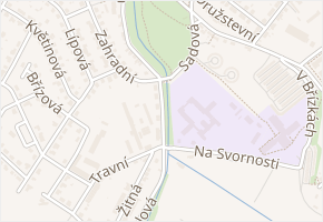 Novodvorská v obci Čáslav - mapa ulice