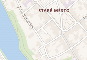 Palackého v obci Čáslav - mapa ulice