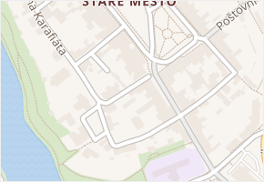 Váchova v obci Čáslav - mapa ulice