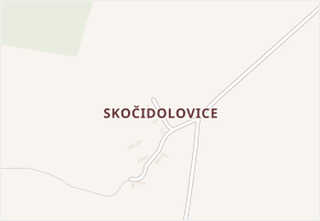 Skočidolovice v obci Čáslavsko - mapa části obce