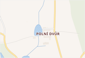Dvůr Polná v obci Častolovice - mapa ulice