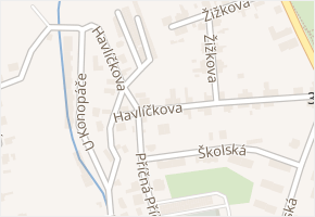 Havlíčkova v obci Častolovice - mapa ulice