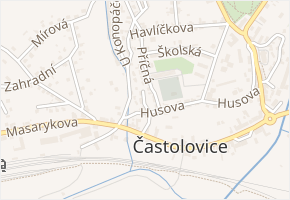 Na Obci v obci Častolovice - mapa ulice