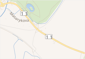 U Zastávky v obci Častolovice - mapa ulice