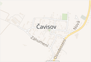 Chrudimská v obci Čavisov - mapa ulice