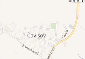 Sportovní v obci Čavisov - mapa ulice