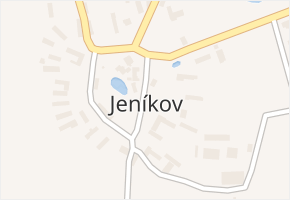 Jeníkov v obci Čechtice - mapa části obce