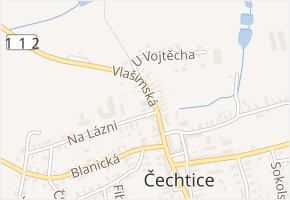 Vlašimská v obci Čechtice - mapa ulice