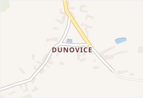 Dunovice v obci Cehnice - mapa části obce