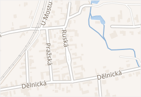 Bratří Čapků v obci Čelákovice - mapa ulice