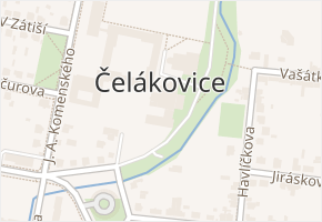 Čelákovice v obci Čelákovice - mapa části obce