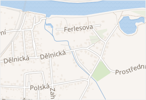 Dělnická v obci Čelákovice - mapa ulice