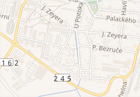 Dr. Baizy v obci Čelákovice - mapa ulice