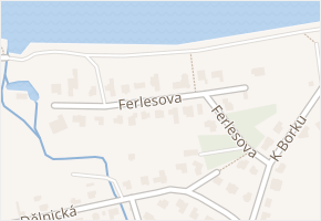 Ferlesova v obci Čelákovice - mapa ulice