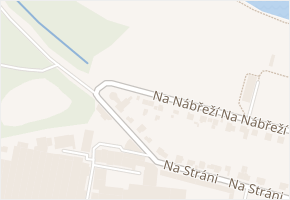 Na Nábřeží v obci Čelákovice - mapa ulice