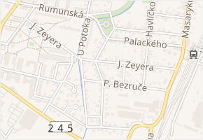 Svatopluka Čecha v obci Čelákovice - mapa ulice