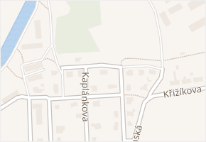 U Stabenovky v obci Čelákovice - mapa ulice