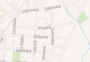 Zdeňka Austa v obci Čelákovice - mapa ulice