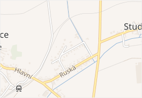 Za Ruskou v obci Čelechovice na Hané - mapa ulice
