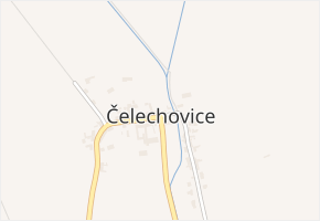 Čelechovice v obci Čelechovice - mapa části obce