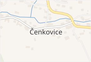 Čenkovice v obci Čenkovice - mapa části obce