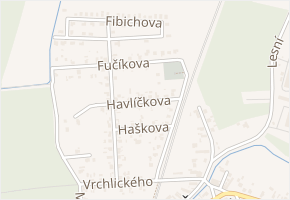 Havlíčkova v obci Čeperka - mapa ulice