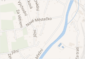 Nad Řekou v obci Čerčany - mapa ulice