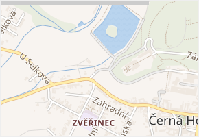 Na Škrku v obci Černá Hora - mapa ulice