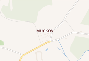 Muckov v obci Černá v Pošumaví - mapa části obce