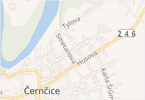 Havlíčkova v obci Černčice - mapa ulice