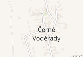 nám. lípy svobody v obci Černé Voděrady - mapa ulice