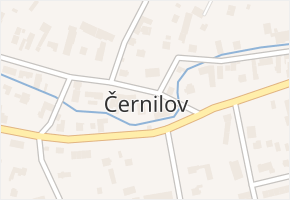 Černilov v obci Černilov - mapa části obce