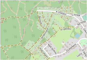 Jeřabinová v obci Černolice - mapa ulice