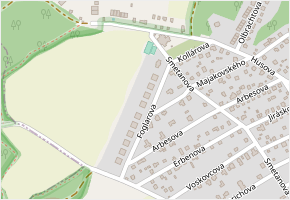 Foglarova v obci Černošice - mapa ulice